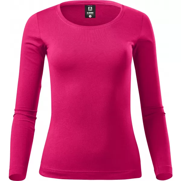  Tricou de damă cu mâneci lungi ALTISPORT NoPrint NP/ALW961 ZMEURĂ 
