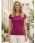 Tricou pentru femei ALTISPORT NoPrint NP/ALW221 ROȘU FUCSIA