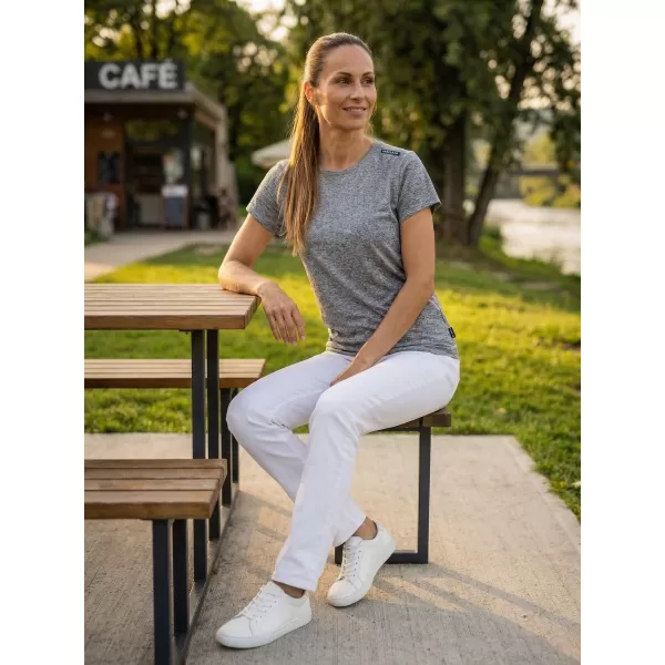  Tricou pentru femei SAM 73 DAFNE WT 922 NEGRU CU REFLEXE 