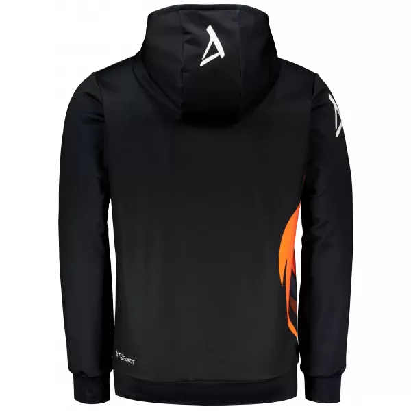  Hanorac funcțional premium pentru bărbați ALTISPORT VOJ/ALM029MI01 NEGRU-PORTOCALIU 