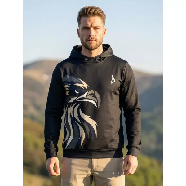  Hanorac funcțional premium pentru bărbați ALTISPORT VOJ/ALM029MI01 NEGRU MARO 