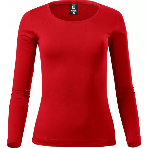  Tricou de damă cu mâneci lungi ALTISPORT NoPrint NP/ALW961 ROȘU 