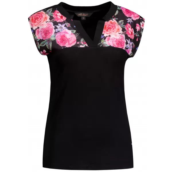  Tricou pentru femei ALTISPORT CLARA NEGRU 