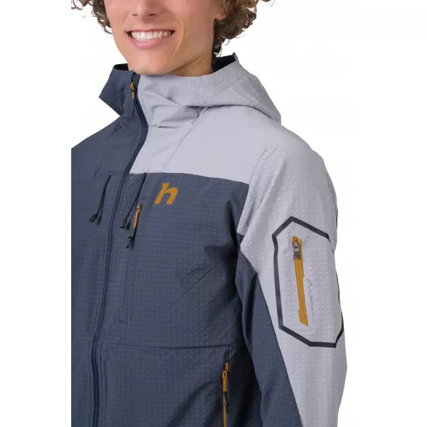  Jachetă pentru bărbați HANNAH AREN HOODY CERNEALĂ/PIELE DE RECHIN 