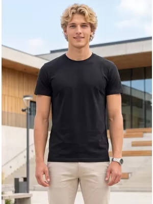 Tricou pentru bărbați ALTISPORT NoPrint NP/ALM921 NEGRU