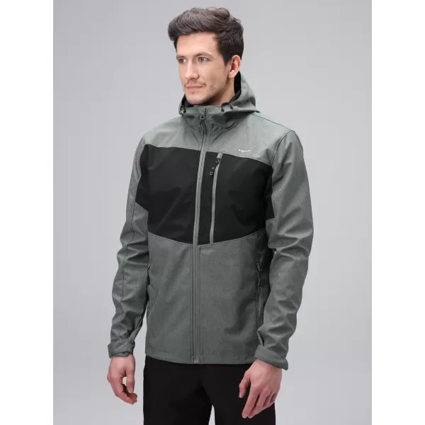  Jachetă softshell pentru bărbați LOAP LADAN SFM2401 GRI 