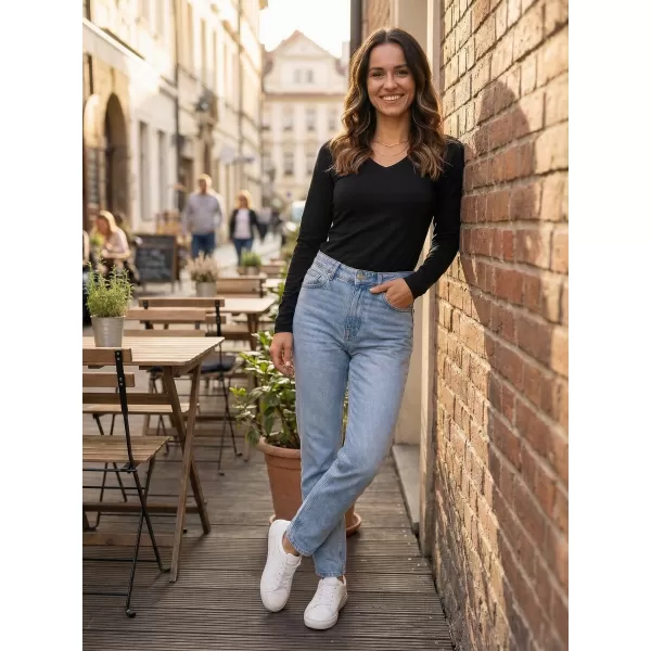  Tricou de damă cu mâneci lungi ALTISPORT NoPrint NP/ALW721 NEGRU 