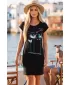 Rochie ALTISPORT ALW043178 NEGRU ȘI ALBASTRU