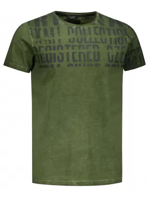 Tricou pentru bărbați KIXMI SENON MILITAR