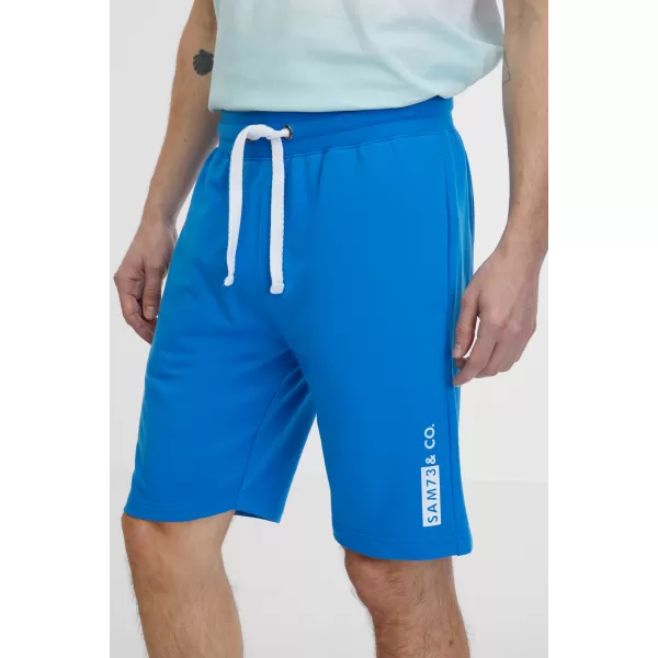  Pantaloni scurți pentru bărbați SAM 73 JUAN MS 812 ALBASTRU STRĂLUCITOR 