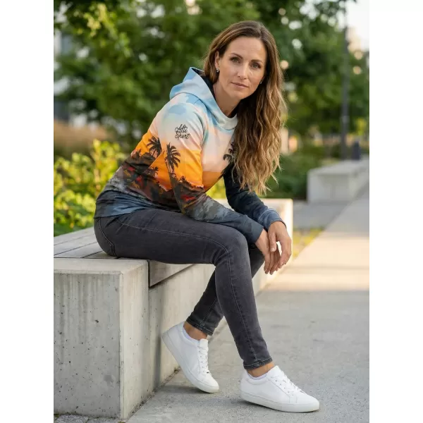  Hanorac funcțional premium pentru femei ALTISPORT VOJ/ALW030MI01 ALBASTRU 