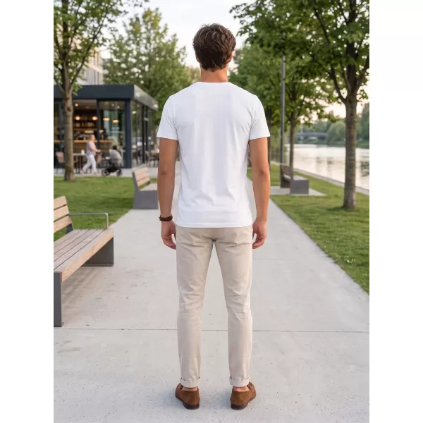  Tricou pentru bărbați ALTISPORT NoPrint NP/ALM921 ALB 