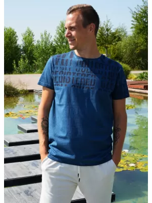 Tricou pentru bărbați KIXMI SENON KEROSENUL