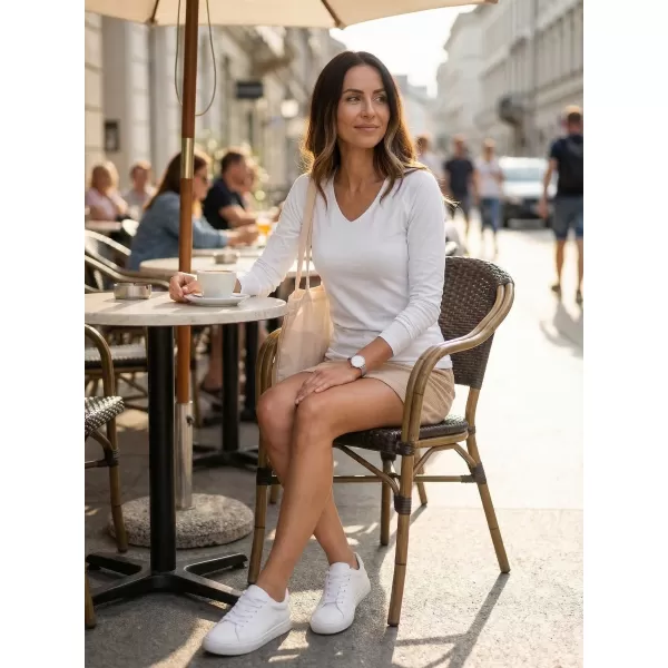  Tricou de damă cu mâneci lungi ALTISPORT NoPrint NP/ALW721 ALB 