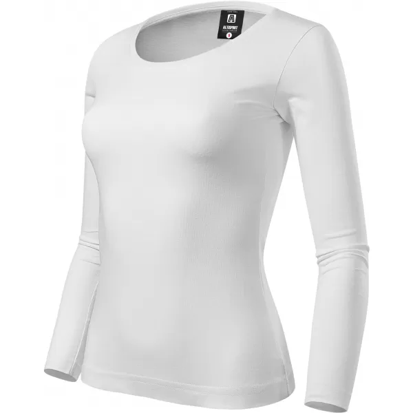  Tricou de damă cu mâneci lungi ALTISPORT NoPrint NP/ALW961 ALB 