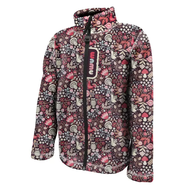  Hanorac fleece pentru copii WAMU SOVA VIOLET 