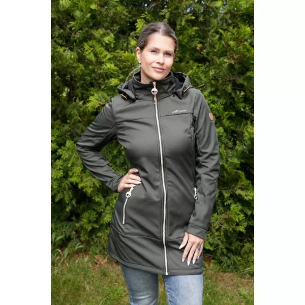  Palton softshell dama ALTISPORT CIARA KAKI 