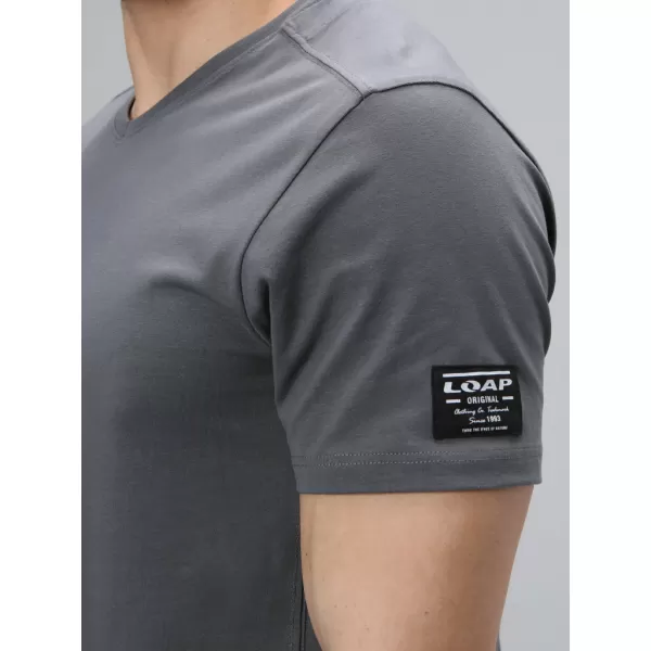  Tricou pentru bărbați LOAP ALBRUN CLM2407 GRI 