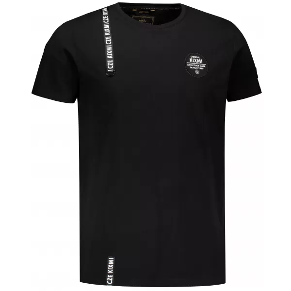  Tricou pentru bărbați KIXMI SIMEON NEGRU 