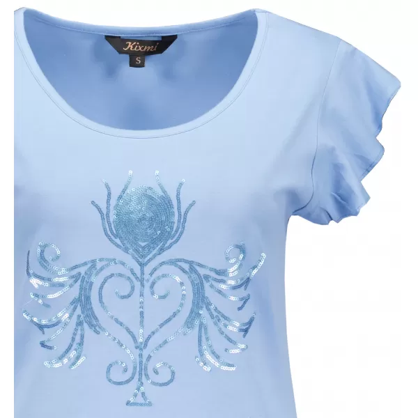  Tricou pentru femei KIXMI SAMMI ALBASTRU 