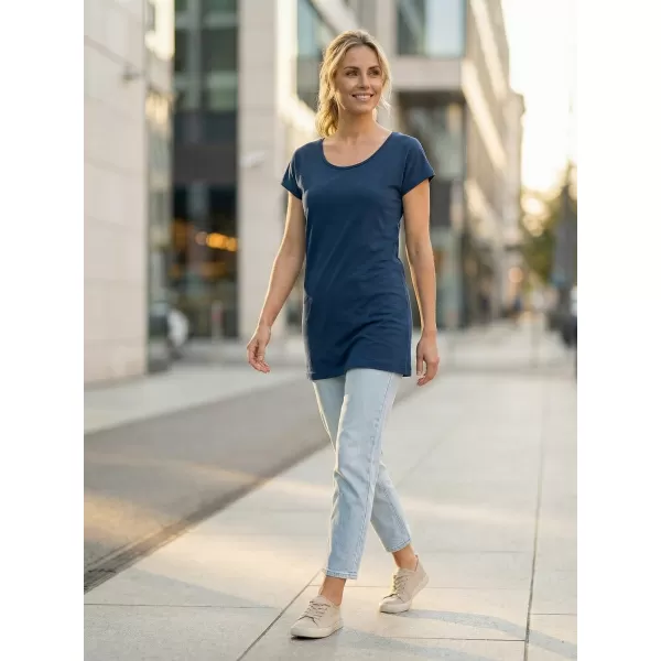  Tricou lung de damă ALTISPORT NoPrint NP/ALW321 ALBASTRU MIEZUL NOPȚII 