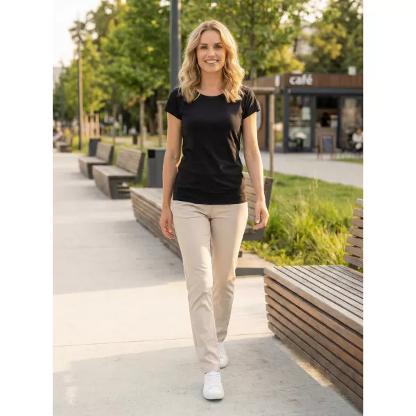  Tricou pentru femei ALTISPORT NoPrint NP/ALW021 NEGRU 