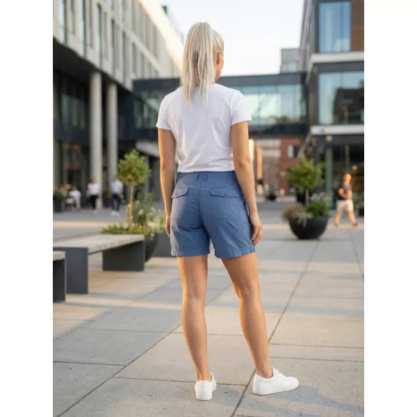  Pantaloni scurți de damă SAM 73 AURORA WS 793 ALBASTRU MEDIU 