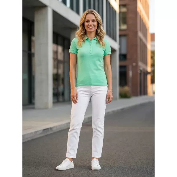  Tricou de damă cu guler ALTISPORT NoPrint NP/ALW012 MENTĂ 