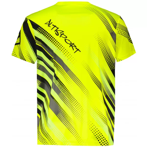  Tricou funcțional premium pentru bărbați ALTISPORT VOJ/ALM028TR01 GALBEN NEON 