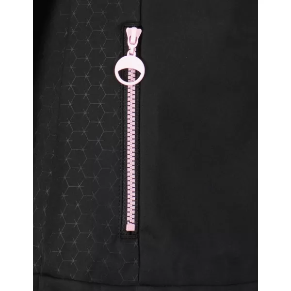  Palton softshell dama ALTISPORT CIARA NEGRU ROZ 