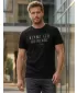 Tricou pentru bărbați KIXMI SALEM NEGRU