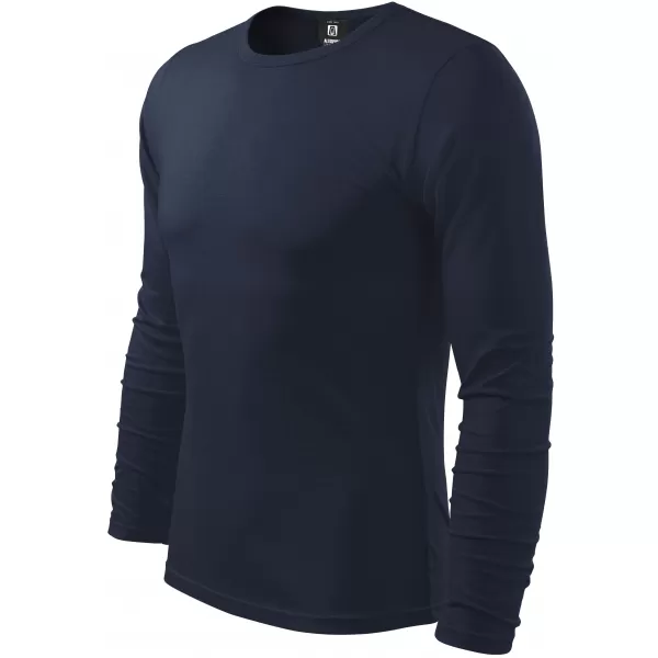  Tricou pentru bărbați cu mâneci lungi ALTISPORT NoPrint NP/ALM911 ALBASTRU MARIN 