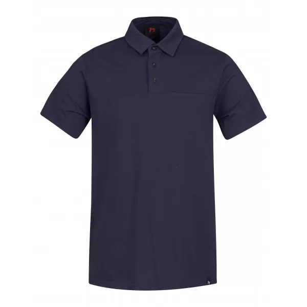  Tricou pentru bărbați cu guler HANNAH KAJAN ALBASTRU MAROCAN MEL 