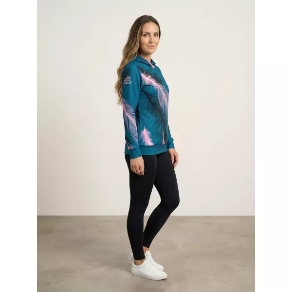  Hanorac funcțional premium pentru femei ALTISPORT VOJ/ALW001MI01 BENZINĂ/ROZ DESCHIS 