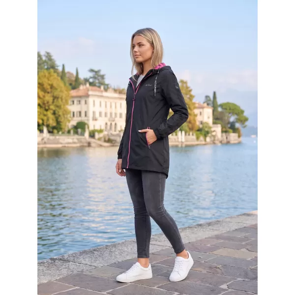  Geaca de dama ALTISPORT CHELSIE NEGRU ROZ 