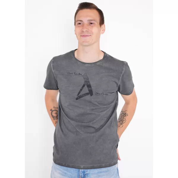  Tricou pentru bărbați ALTISPORT CADMAN GRI INCHIS 