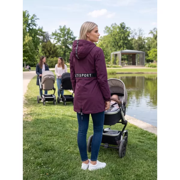  Geaca de dama ALTISPORT CHELSIE VIOLET/ROZ 