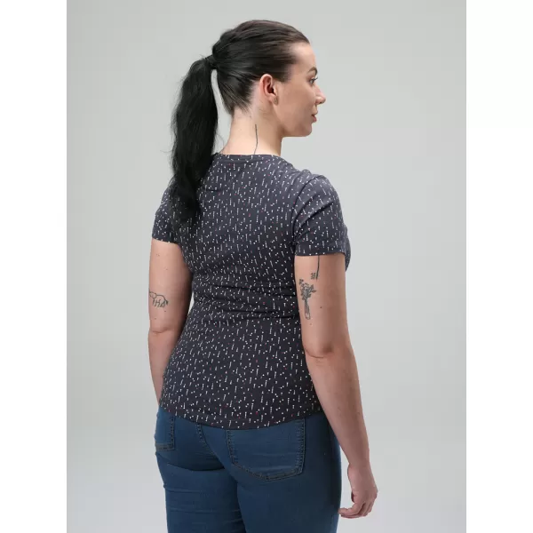  Tricou de damă LOAP BAKLAVA CLW2441 ALBASTRU ÎNCHIS 