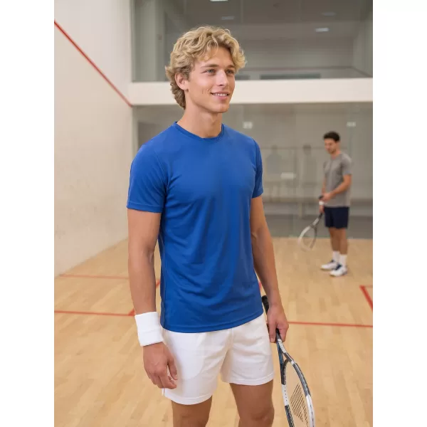  Tricou funcțional pentru bărbați ALTISPORT NoPrint NP/ALM421 ALBASTRU REGAL 