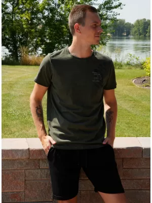 Tricou pentru bărbați ALTISPORT CLARK KAKI