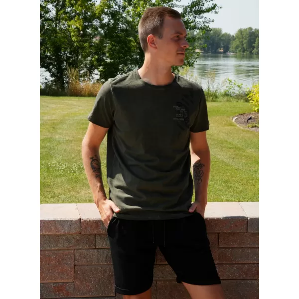  Tricou pentru bărbați ALTISPORT CLARK KAKI 