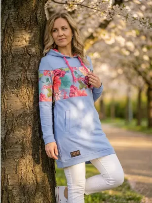 Hanorac de dama ALTISPORT CECILY ALBASTRU