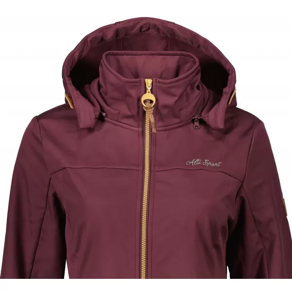  Palton softshell dama ALTISPORT CIARA BURGUNDIA 