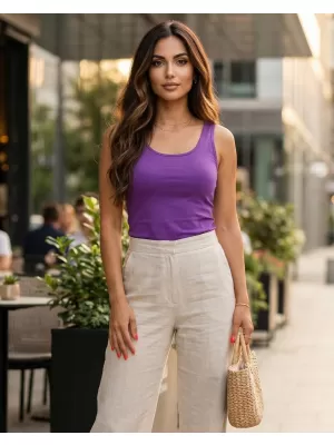 Maieu de damă ALTISPORT NoPrint NP/ALW631 VIOLET