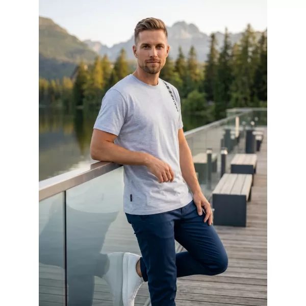  Tricou pentru bărbați SAM 73 FABIO MT 842 GRI DESCHIS 