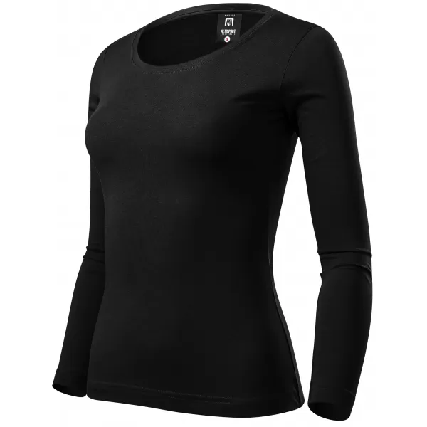  Tricou de damă cu mâneci lungi ALTISPORT NoPrint NP/ALW961 NEGRU 