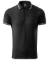 Tricou pentru bărbați cu guler ALTISPORT NoPrint NP/ALM912 NEGRU