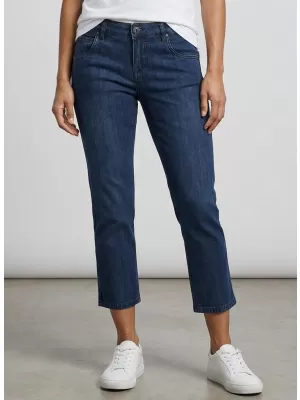 Pantaloni 3/4 dama SAM 73 ANTONELLA WK 813 DENIM ÎNCHIS LA CULOARE