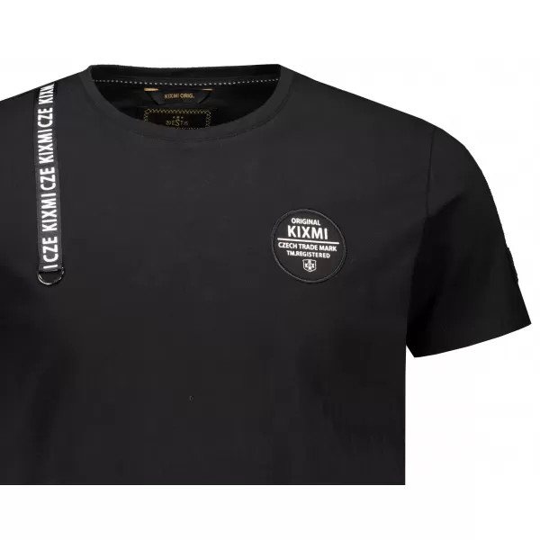  Tricou pentru bărbați KIXMI SIMEON NEGRU 