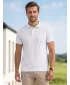 Tricou pentru bărbați cu guler ALTISPORT NoPrint NP/ALM302 ALB